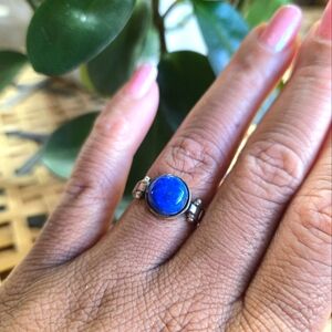Sterling Silver Lapis Ring